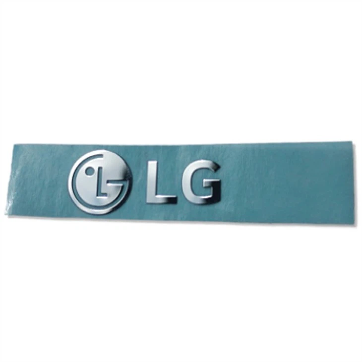3D Electroform Metal Logo Sticker