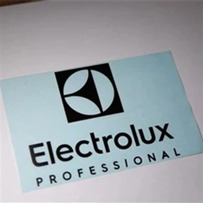 3D metal logo çıkartması